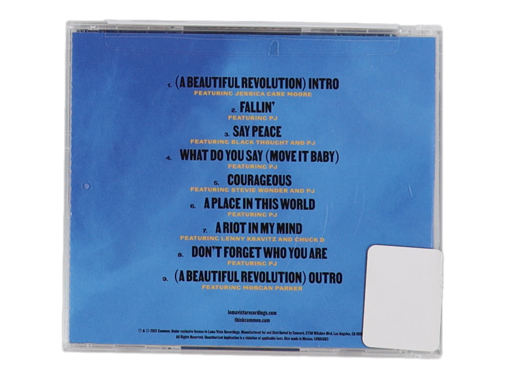 Common Signed A Beautiful Revolution Part 1 CD Album Cover Inscribed Love with Sealed CD in Jewel Case (JSA)