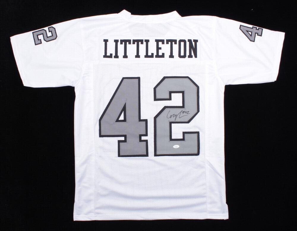 Cory Littleton Las Vegas Raiders Signed Custom Jersey (JSA COA)