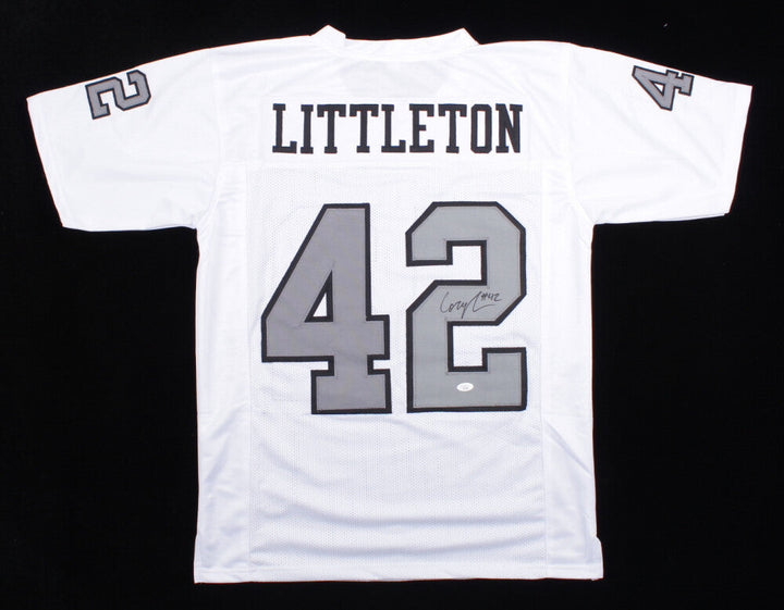 Cory Littleton Las Vegas Raiders Signed Custom Jersey (JSA COA)