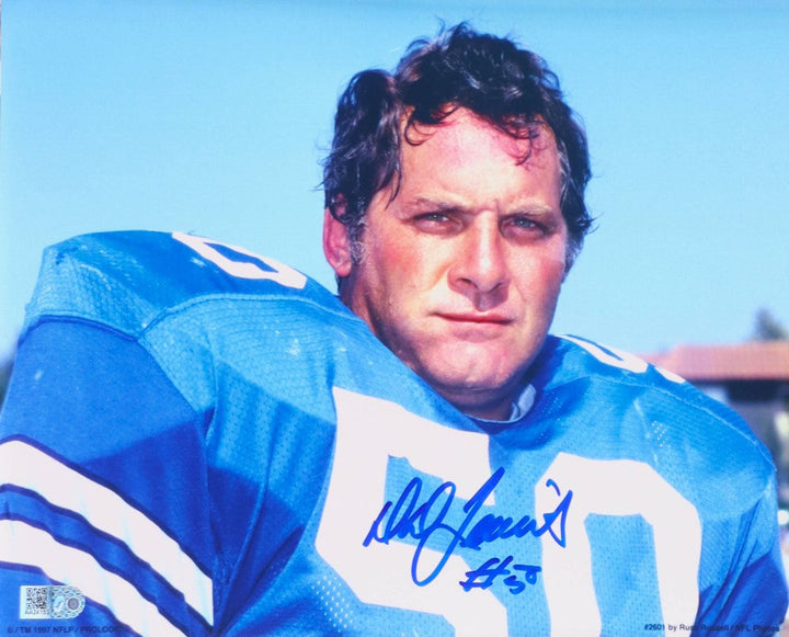 D. D. Lewis Dallas Cowboys Signed Vintage 8x10 Photo (AIV)