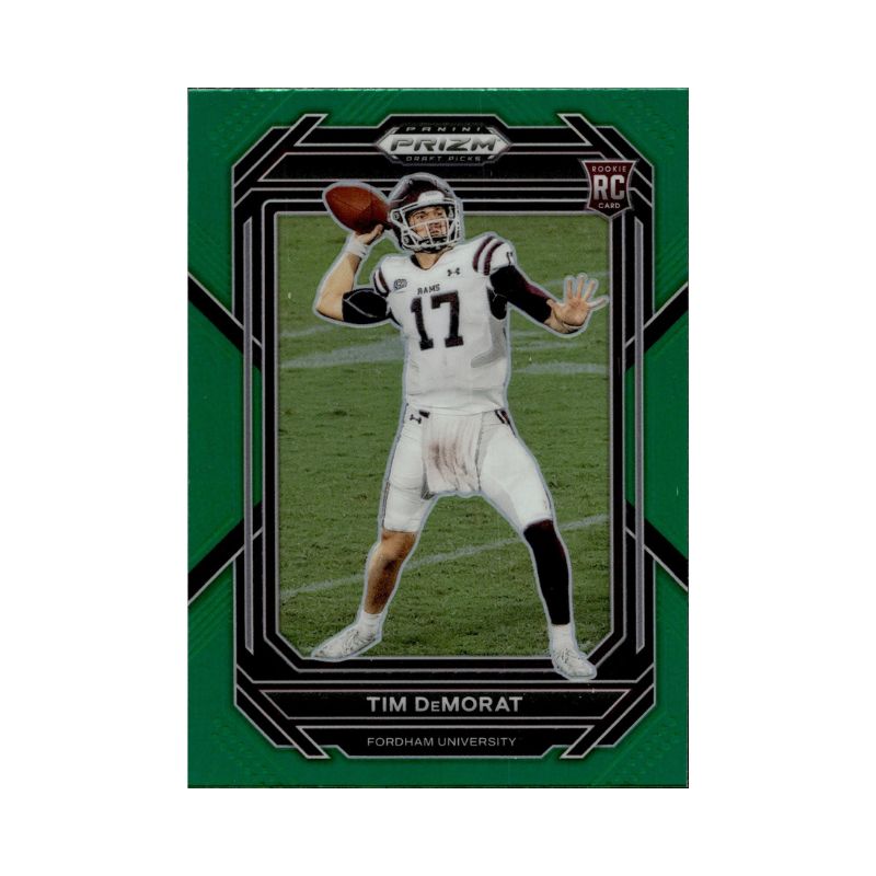 Tim DeMorat Fordham University Set of 2 Trading Cards - 1 Autographed 2023 Sage and 1 Panini Prizm 2023 Draft Picks #114