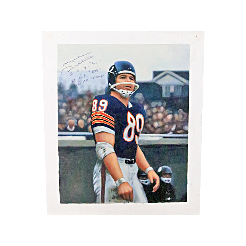 Mike Ditka Chicago Bears Autographed Signed and Inscribed 20"x23" Canvas Artwork (Brandon Steiner LOA)