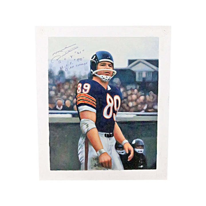Mike Ditka Chicago Bears Autographed Signed and Inscribed 20"x23" Canvas Artwork (Brandon Steiner LOA)