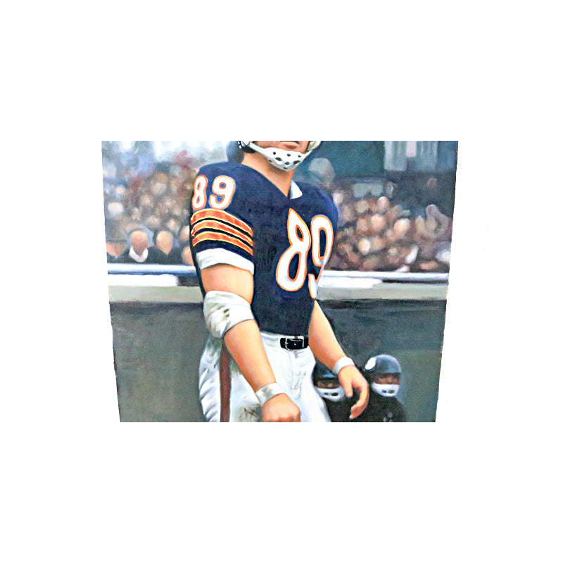 Mike Ditka Chicago Bears Autographed Signed and Inscribed 20"x23" Canvas Artwork (Brandon Steiner LOA)
