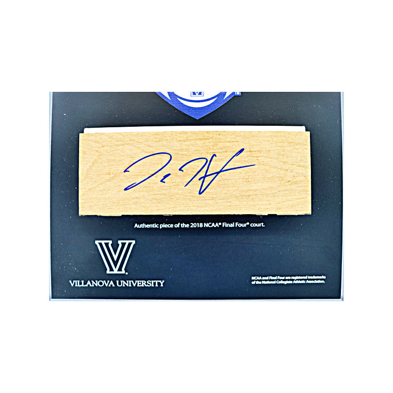 Donte DiVincenzo Villanova University  Autographed 9"x12" Plaque with Authentic Piece of 2018 Final Four Court (CX Auth)