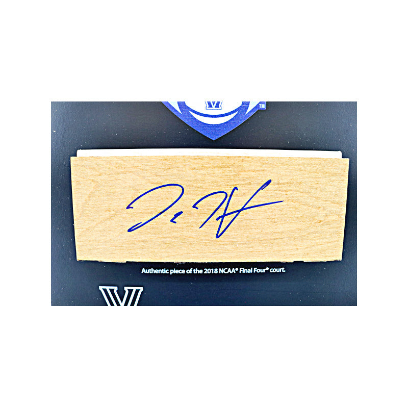 Donte DiVincenzo Villanova University  Autographed 9"x12" Plaque with Authentic Piece of 2018 Final Four Court (CX Auth)