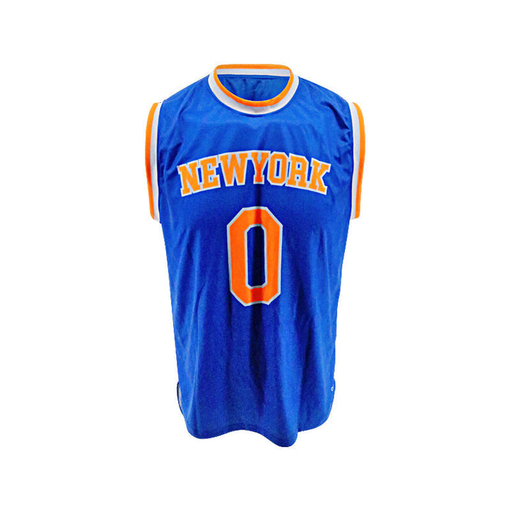 Donte DiVincenzo New York Knicks Blue Replica Dri Fit Jersey - Size L