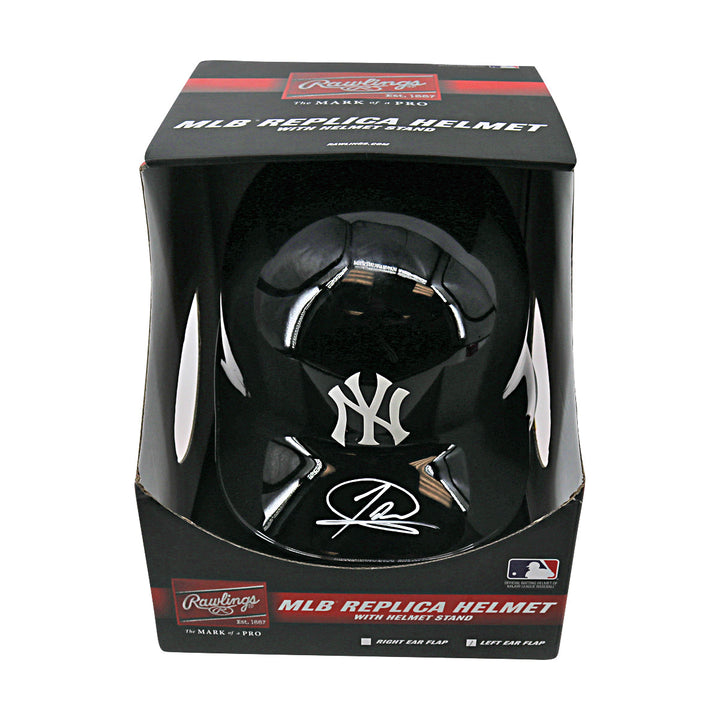 Jasson Dominguez New York Yankees Autographed Signed Rawlings Yankees Batting Helmet (Fanatics Auth)