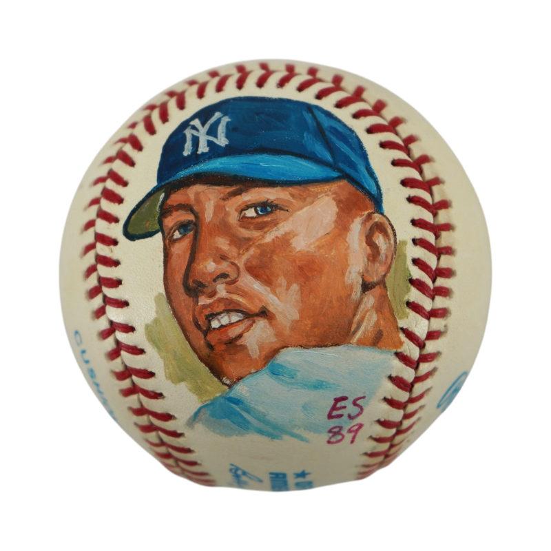 Mickey Mantle New York Yankees Autograph Signed OAL Painted Ball (JSA LOA)