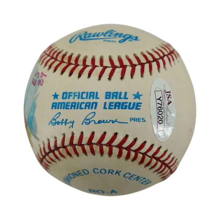Mickey Mantle New York Yankees Autograph Signed OAL Painted Ball (JSA LOA)