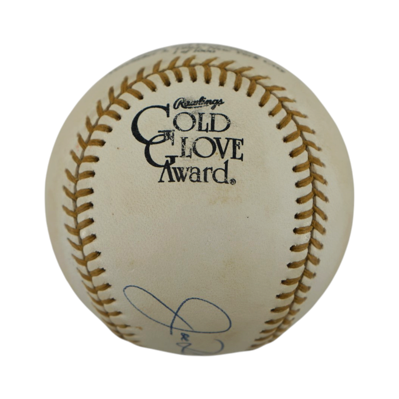 Joe DiMaggio New York Yankees Autographed Signed Gold Glove Logo Ball (PSA LOA)