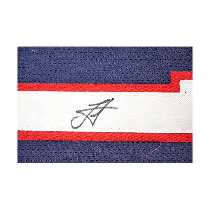 Nikola Jokic Denver Nuggets Autographed Navy Custom Jersey JSA COA