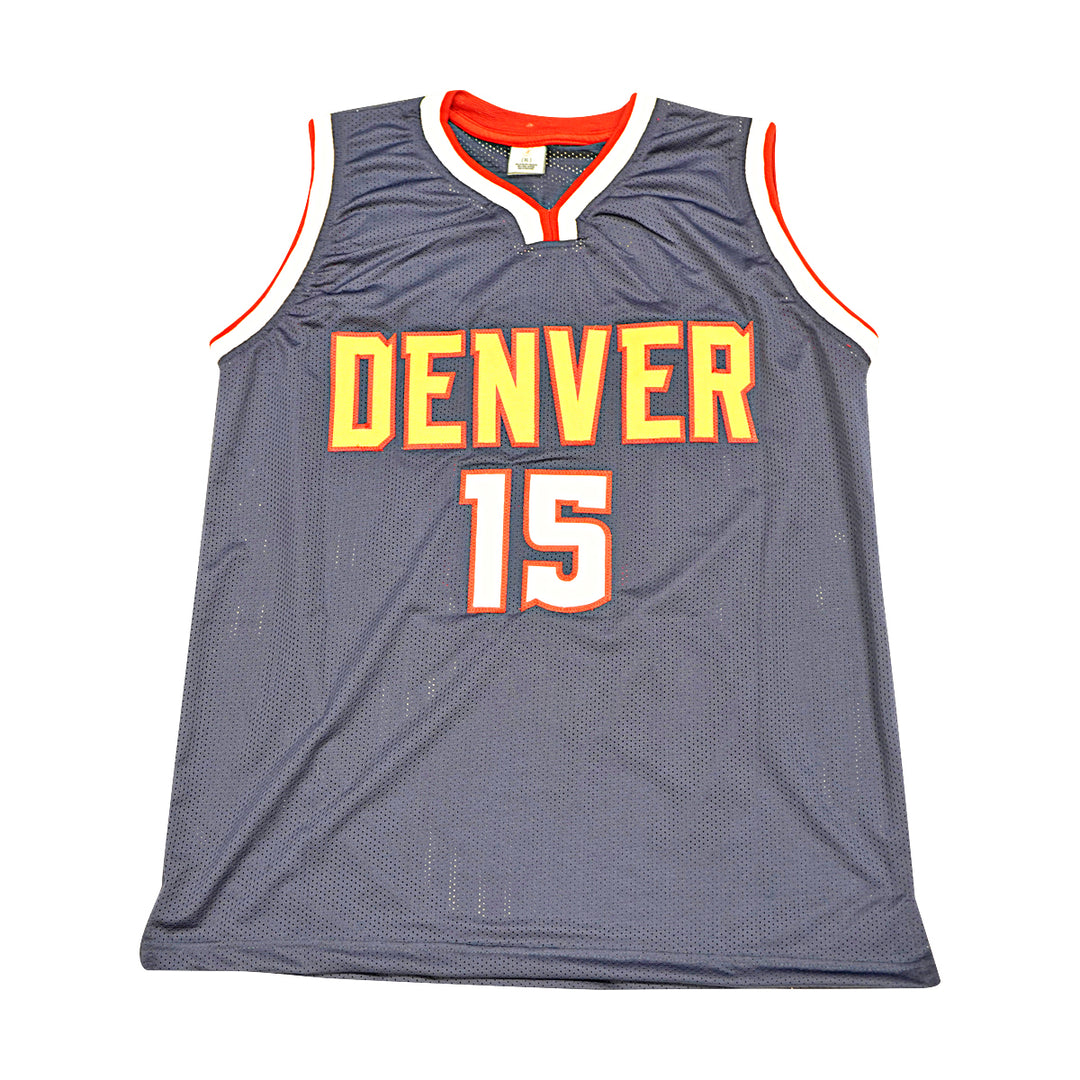 Nikola Jokic Denver Nuggets Autographed Navy Custom Jersey JSA COA