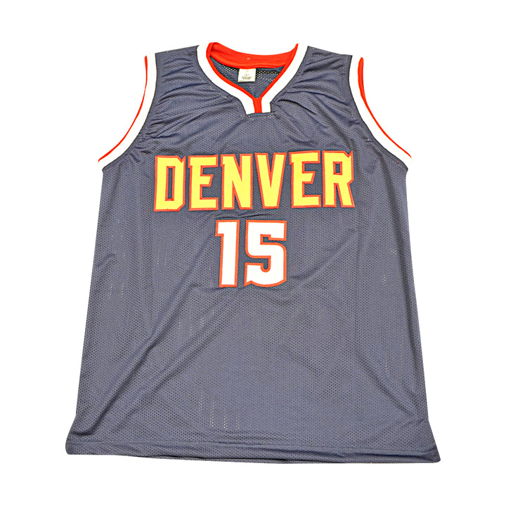 Nikola Jokic Denver Nuggets Autographed Navy Custom Jersey JSA COA