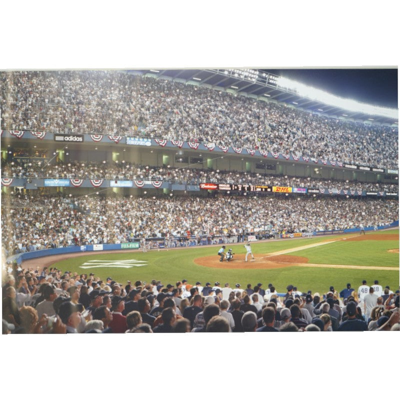Last Pitch at Yankee Stadium 13x47 Framed Panoramic Photo by Rob Arra