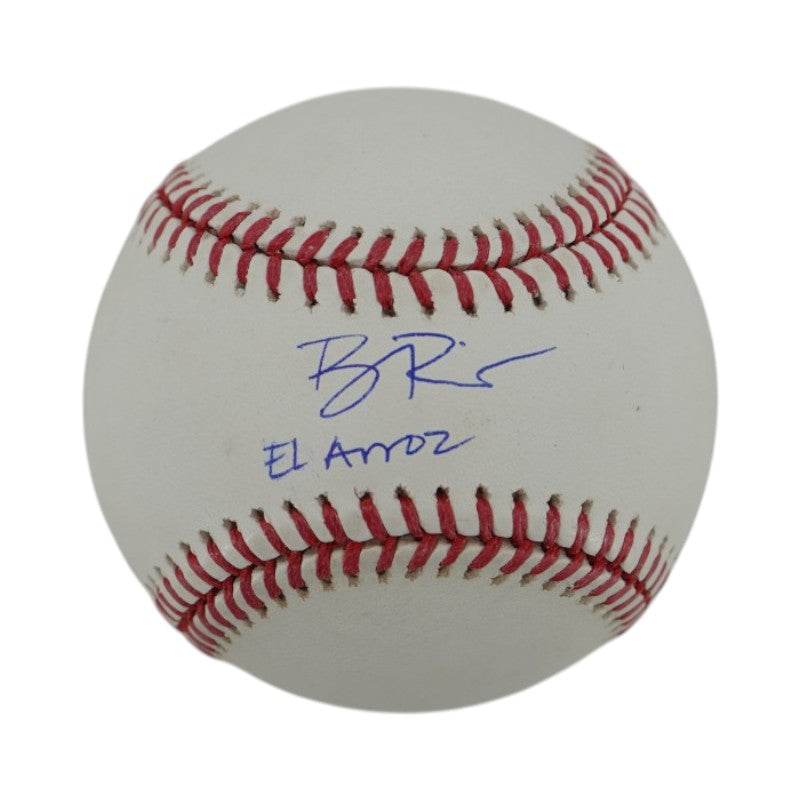 Ben Rice New York Yankees Autographed Signed Inscribed El Arroz OMLB Baseball (CX Auth)