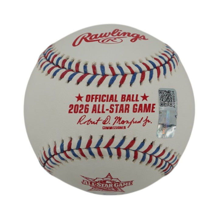 Ben Rice New York Yankees Autographed Inscribed 1st ASG 2026 All Star Game Logo Baseball (CX Auth)
