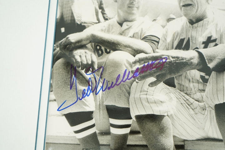 Ted Williams Boston Red Sox Autographed 7x9 Matted Photo JSA LOA