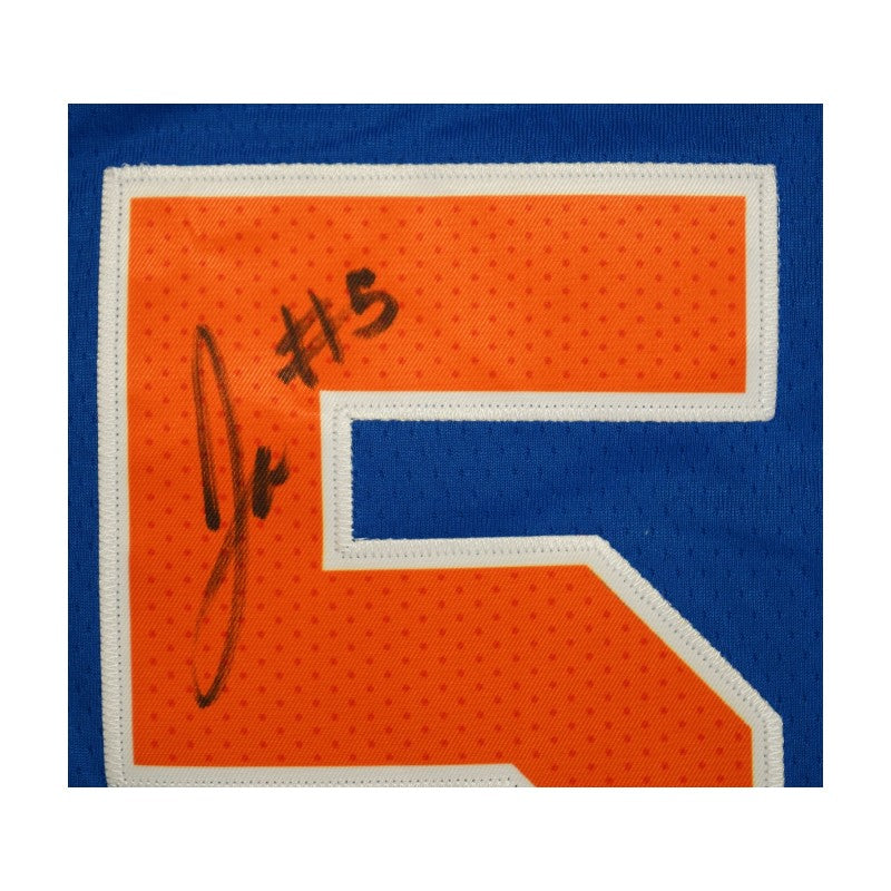 Jose Alvarado New York Knicks Pro Style Autographed Jersey JSA Auth