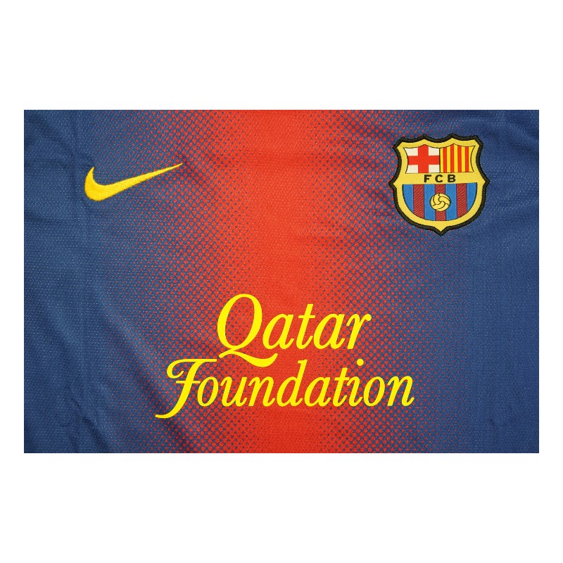 Lionel Messi FC Barcelona Autographed Authentic Jersey Icons LOA
