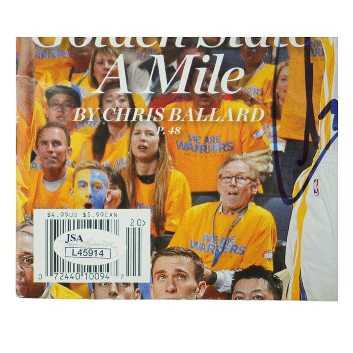 Stephen Curry Golden State Warrior Autographed Sports Illustrated 5/13/13 Magazine JSA COA