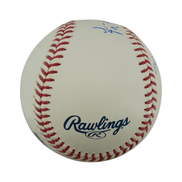 Hideki Matsui New York Yankees Kanji Autographed Inscribed 09 WS MVP OMLB Baseball CX Auth