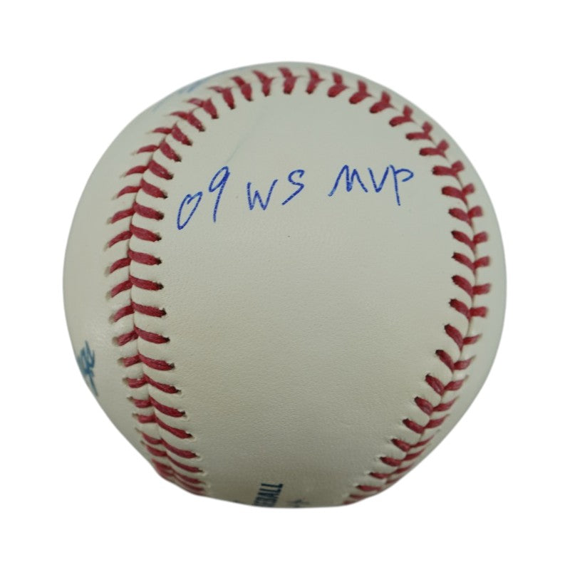 Hideki Matsui New York Yankees Autographed Inscribed 09 WS MVP OMLB Baseball CX Auth