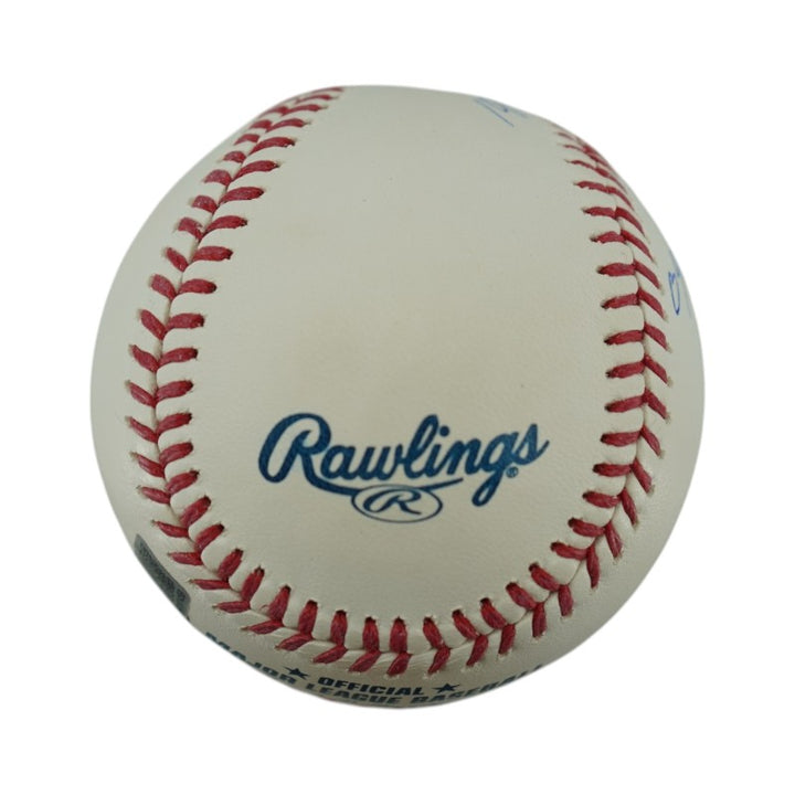 Hideki Matsui New York Yankees Autographed Inscribed 09 WS MVP OMLB Baseball CX Auth