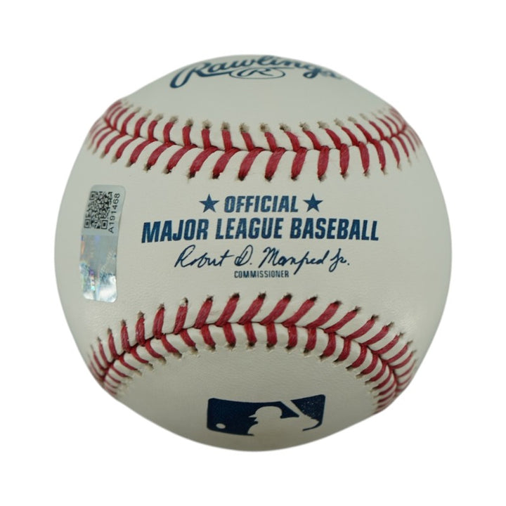 Hideki Matsui New York Yankees Autographed Inscribed Godzilla OMLB Baseball CX Auth