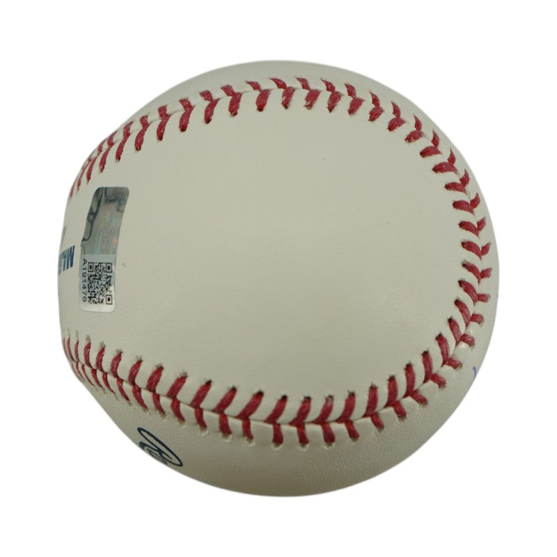Hideki Matsui New York Yankees Kanji Autographed Inscribed Godzilla OMLB Baseball CX Auth