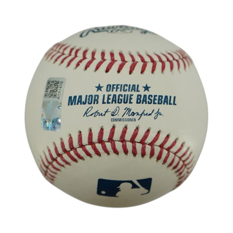 Hideki Matsui New York Yankees Kanji Autographed Inscribed Godzilla OMLB Baseball CX Auth