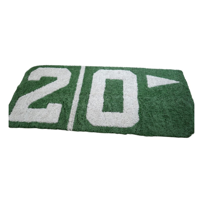 University of Michigan Authentic '20' Yard Line- Right Arrow Game Used Michigan Stadium  84" x 180" Field Section