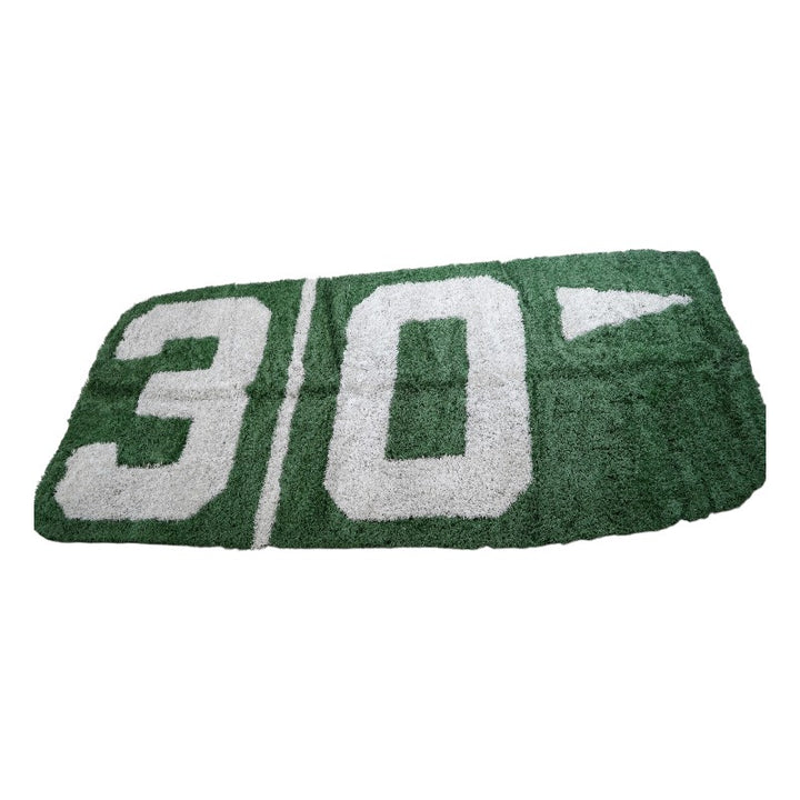 University of Michigan Authentic '30' Yard Line- Right Arrow Game Used Michigan Stadium  86" x 179" Field Section