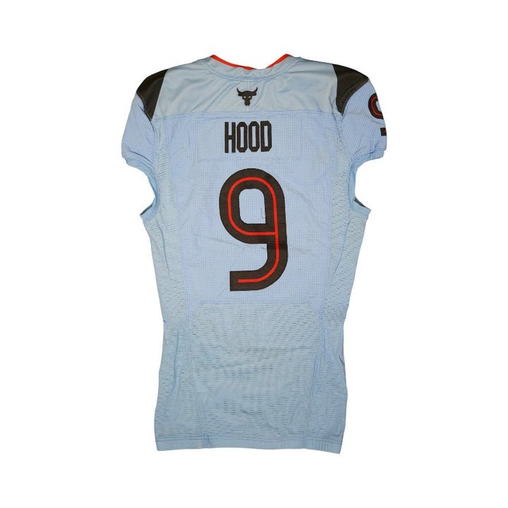 Delonte Hood #9 Arlington Renegades 2023 Game Issued Blue Jersey