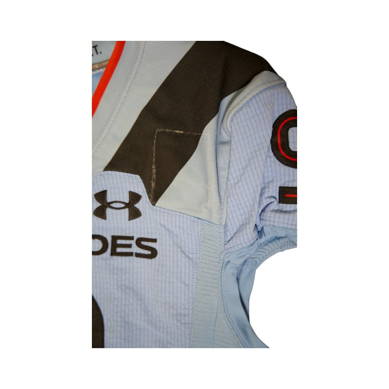 Delonte Hood #9 Arlington Renegades 2023 Game Issued Blue Jersey