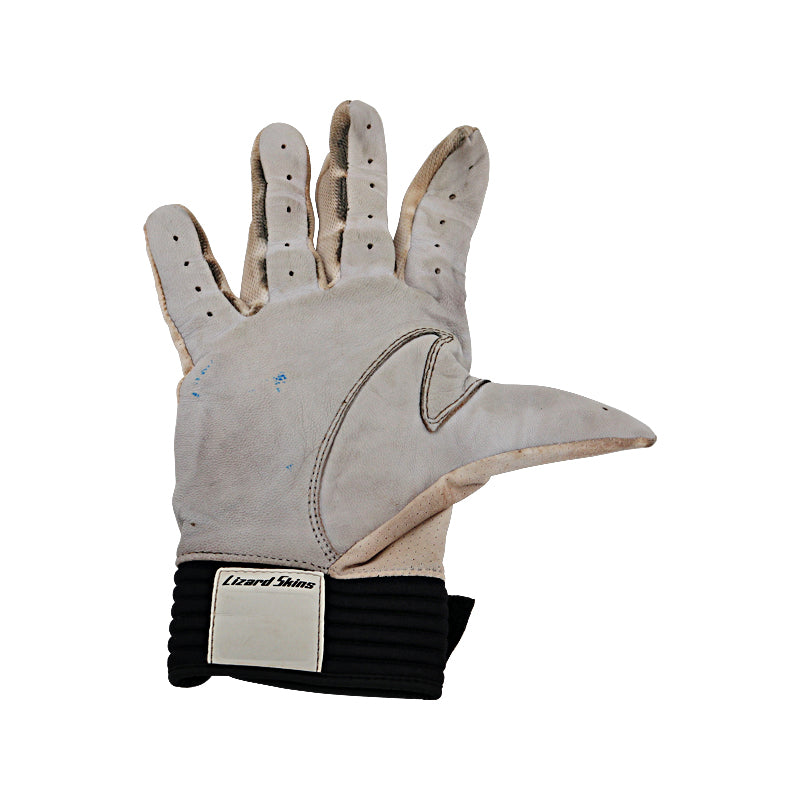 Elijah Dunham New York Yankees Autographed & Inscribed "GU 2023" Right Game Used AA Lizard Skins White/Black Batting Glove