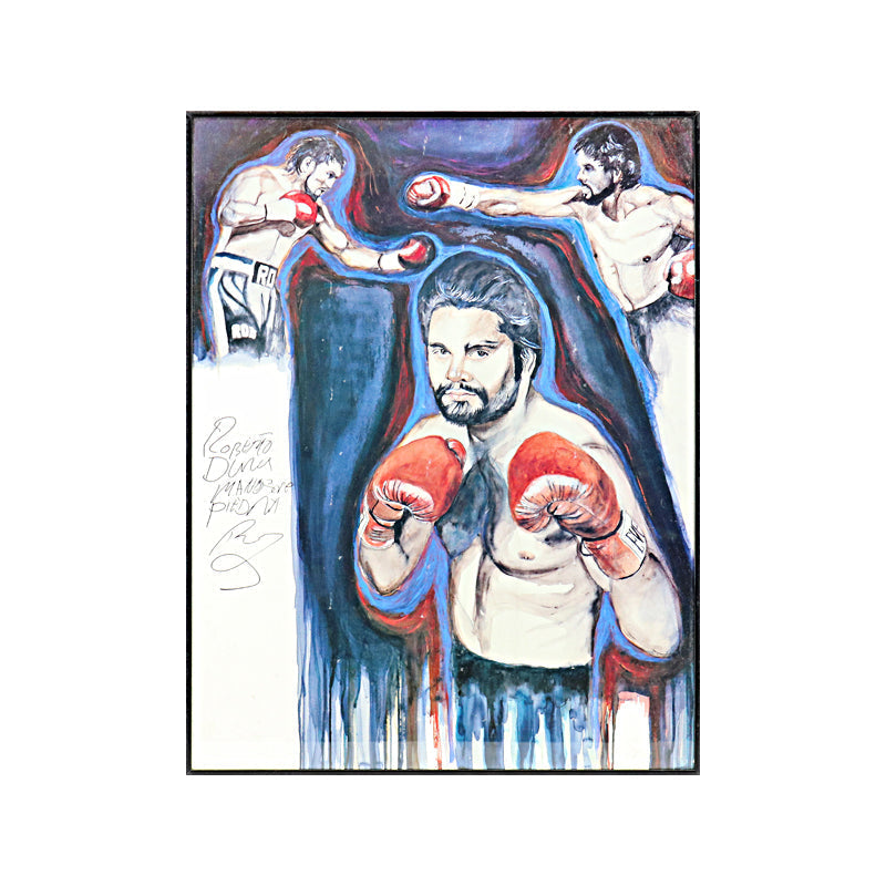 Roberto Duran 18x24 Framed Lithograph