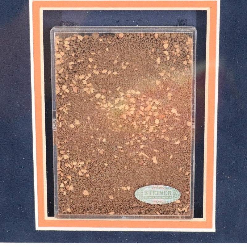 David Wright New York Mets Game Used Dirt & Lineup Card Collage Steiner Holo