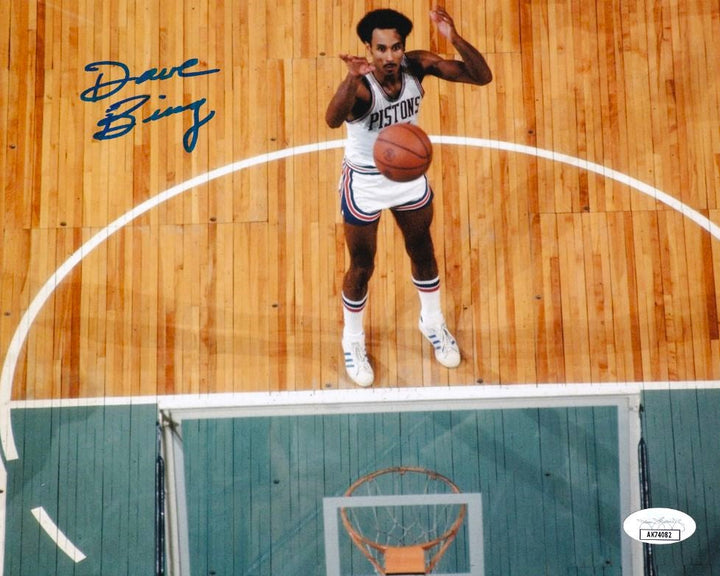 Dave Bing Detroit Pistons and Hall of Famer Signed 8x10 Photo (JSA COA)