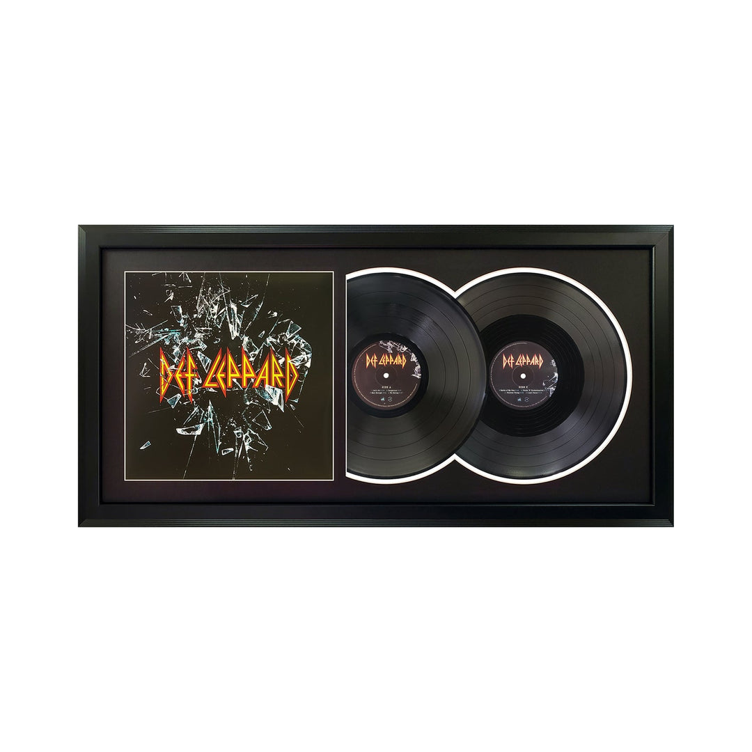 Def Leppard Def Leppard Genuine Double Vinyl Record & Cover Professionally Framed  Display with a Black Mat