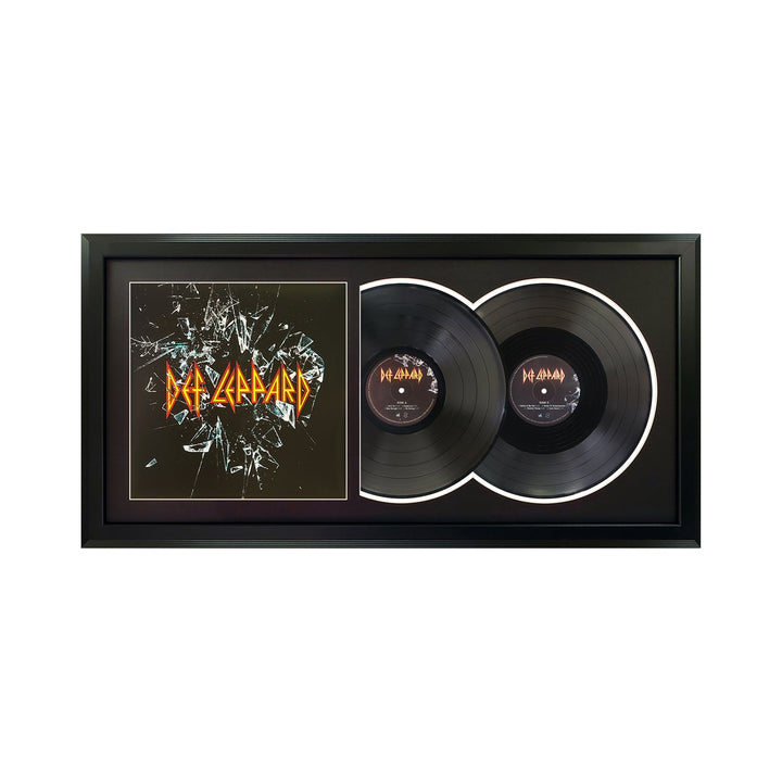 Def Leppard Def Leppard Genuine Double Vinyl Record & Cover Professionally Framed  Display with a Black Mat