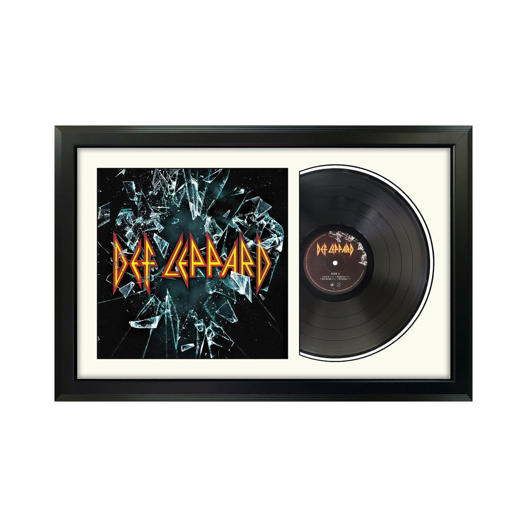 Def Leppard Def Leppard Genuine Vinyl Record & Cover Professionally Framed 17.5 x 26.5 Wall Display with a White Mat
