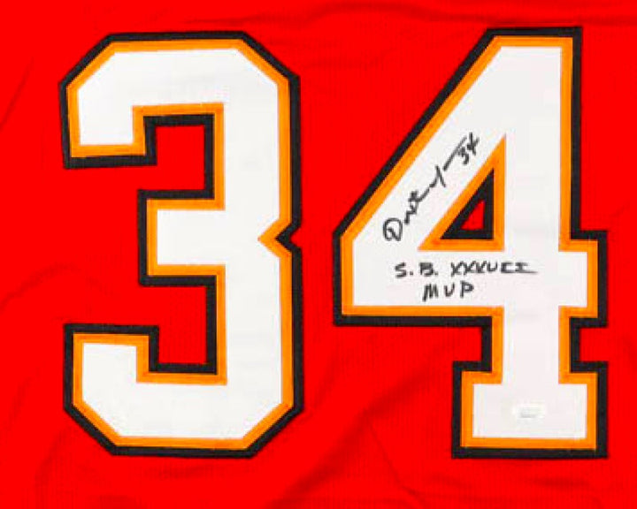 Dexter Jackson Tampa Bay Buccaneers Signed and Inscribed  SB XXXVII MVP Custom Jersey (JSA)