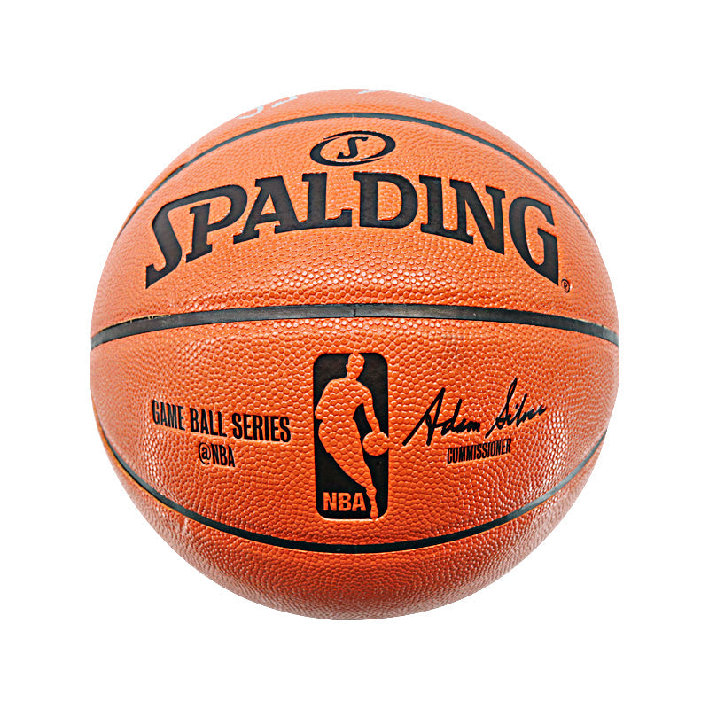 Patrick Ewing New York Knicks Autographed Signed Spalding Game Series Basketball (CX Auth)