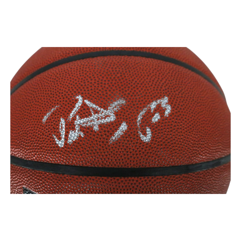 Patrick Ewing New York Knicks Autographed Wilson NBA Basketball CX Auth