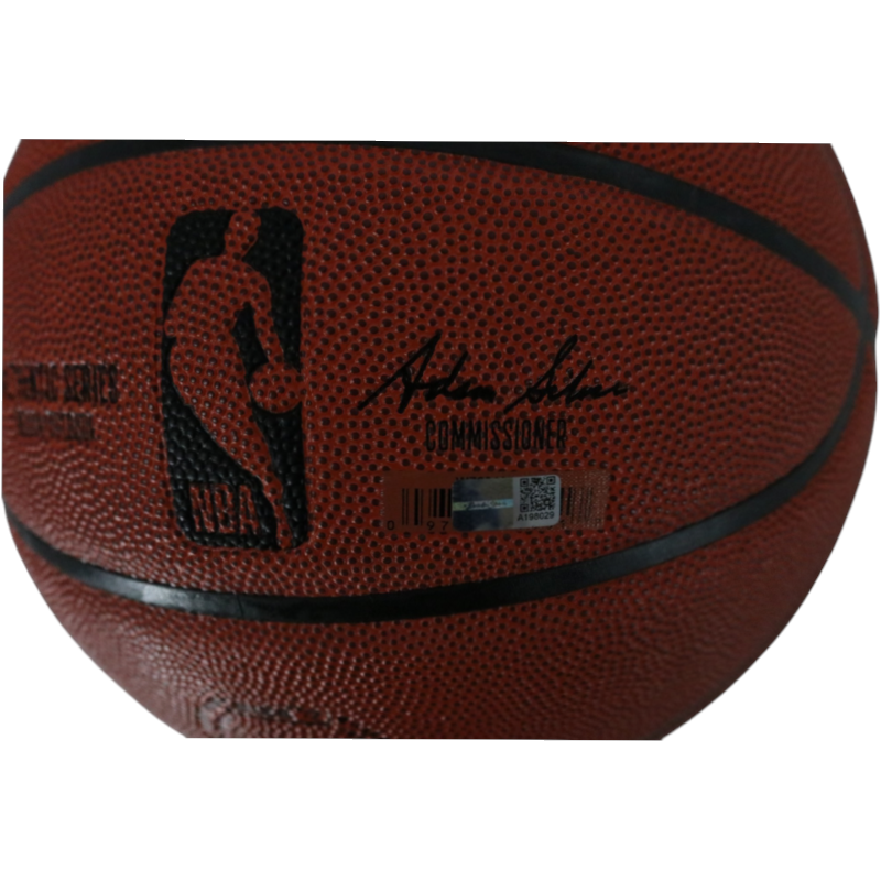 Patrick Ewing New York Knicks Autographed Wilson NBA Basketball CX Auth