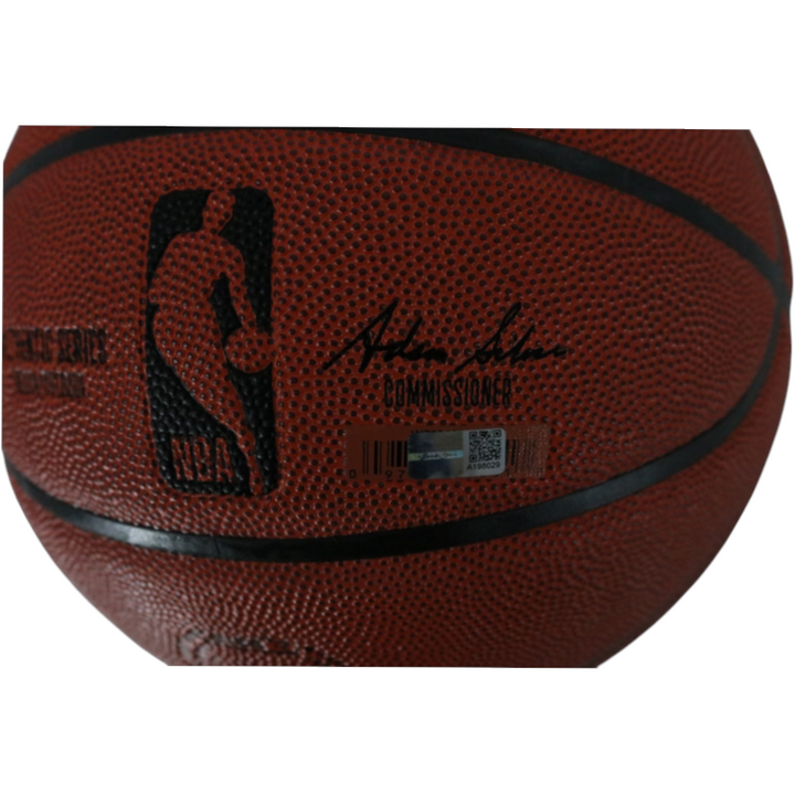 Patrick Ewing New York Knicks Autographed Wilson NBA Basketball CX Auth