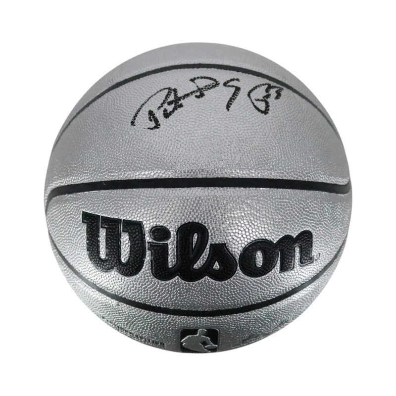 Patrick Ewing New York Knicks Autographed Platinum Edition NBA Basketball CX Auth