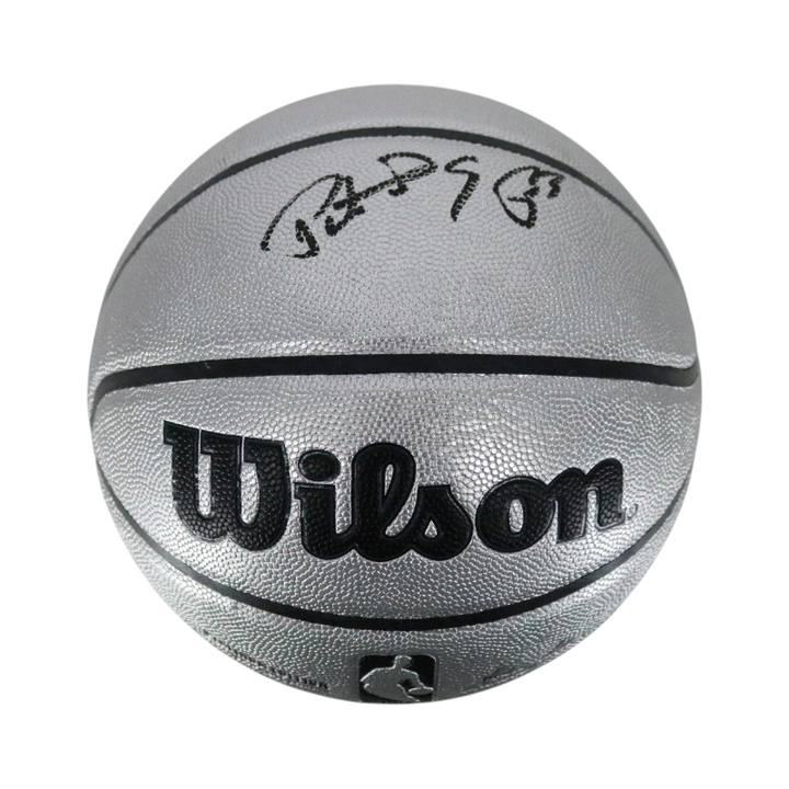 Patrick Ewing New York Knicks Autographed Platinum Edition NBA Basketball CX Auth