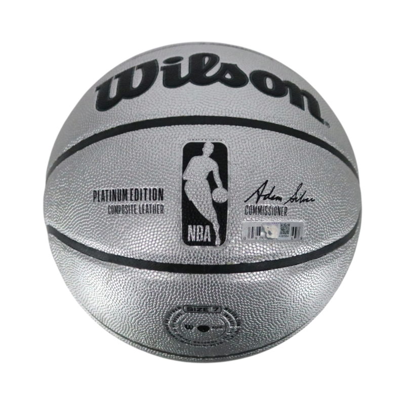 Patrick Ewing New York Knicks Autographed Platinum Edition NBA Basketball CX Auth